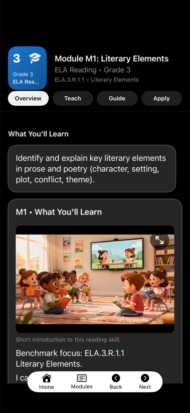 Grade 3 reading module overview in Florida FAST Test Prep