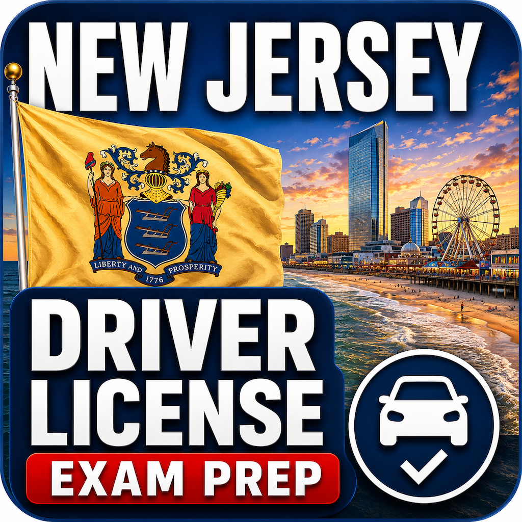 New Jersey Drivers Exam Prep app icon