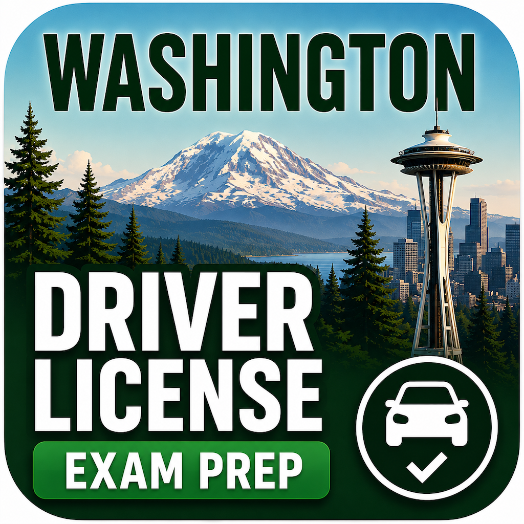 Washington Drivers Exam Prep app icon